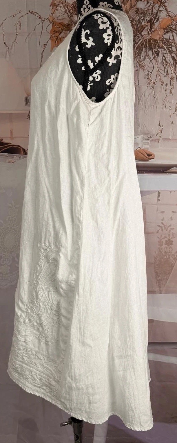 Pure Jill Women’s ELEMENTS Elements White 100% Li… - image 2