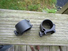 1" Weaver Rifle Scope Rings Low Matte