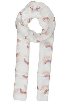 Zwillingsherz Schal Damen Tuch Strickschal Loop Weiß #c38gslh