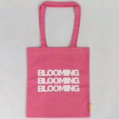 BTS Jimin Pink Tote Bag The Truth Untold Exhibition Limited 13.4x15in