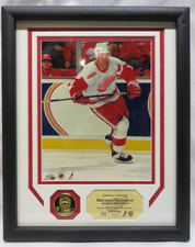 BRENDAN SHANAHAN, Detroit Red Wings, Highland Mint Photo Display #20, New
