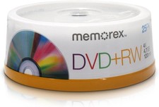 Memorex 4X DVD+RW 4.7GB (Logo Top) Lot