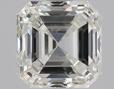 Cert. GIA Asscher Cut 1.50 CT Natural Mined Diamond Loose J color VS1 clarity 3246.67 per carat