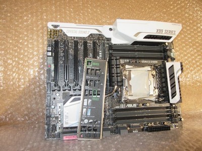 Asus X99-DELUXE LGA 2011-V3 DDR4 USB3 M.2 Motherboard & IO Plate