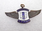 Vintage 1950 GREENWICH MOTORCYCLE & MOTOR CYCLE CLUB T.T. RACE Enamel Badge