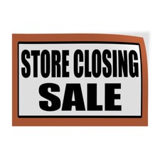 Decal Stickers Store Closing Sale Promotion Business Vinyl Store Sign Label
