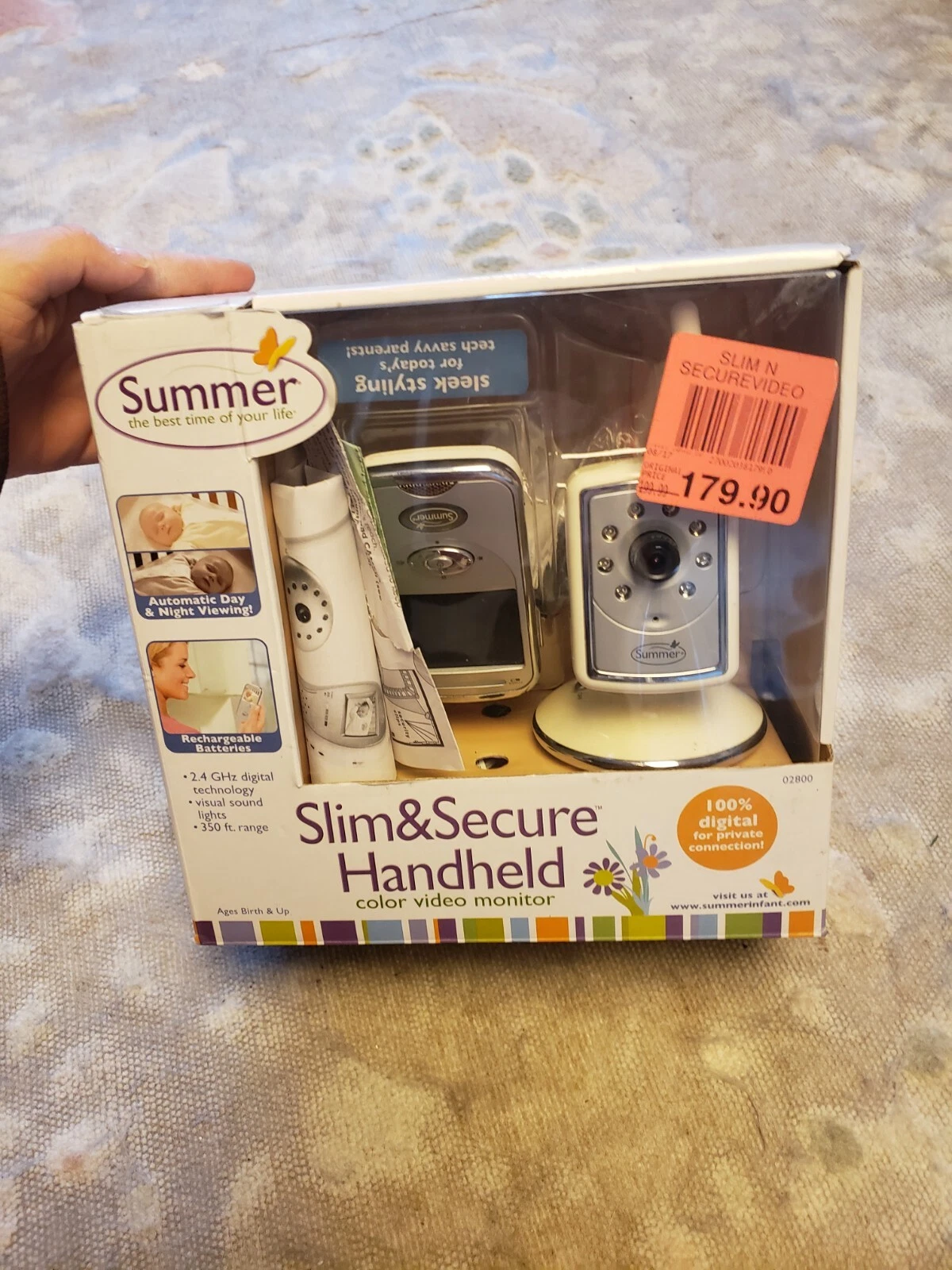 summer color video baby monitor