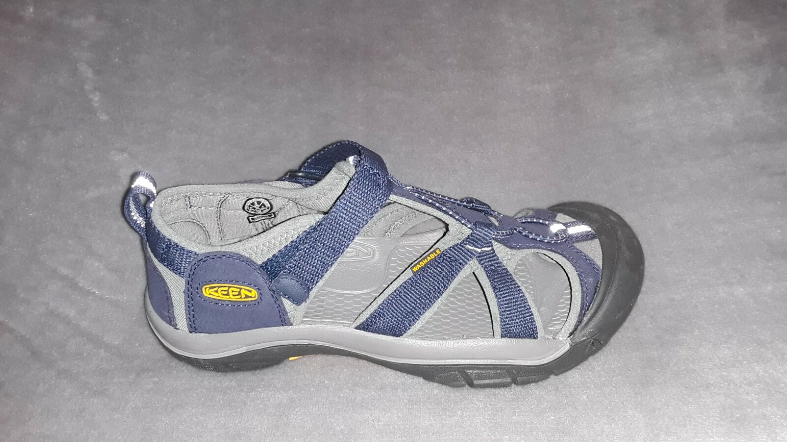 Sandali sportivi Keen (donna taglia 5) blu e nero gancio e passante lavabili impermeabili