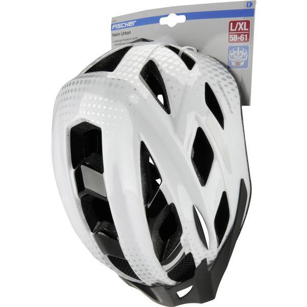 FISCHER FAHRRAD 86720  Urban Lano S/M Casco MTB Bianco, Nero Taglia=M
