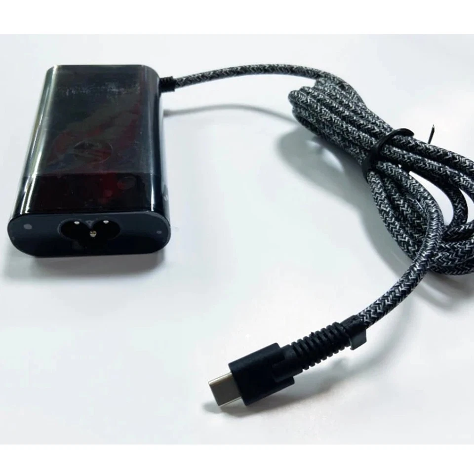 Cargador Adaptador de CA Original OEM HP 65W USB-C Tipo C Spectre x360 13 14 15 ENVY Foto 3 de 4