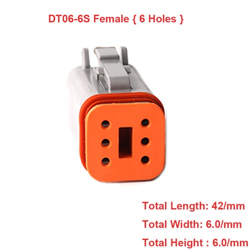2-12 Way Plug Connector Kit DT06-2S C/W Pin & Wedglock DT04-2P Deutsch DT Series - Picture 15 of 23