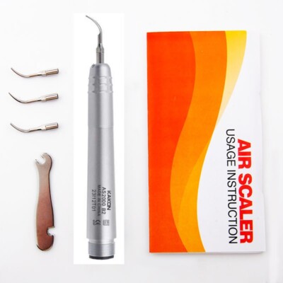 KAKON Dental Ultrasonic Air Scaler Handpiece AS2000 2H with G1 G2 G4 Tips