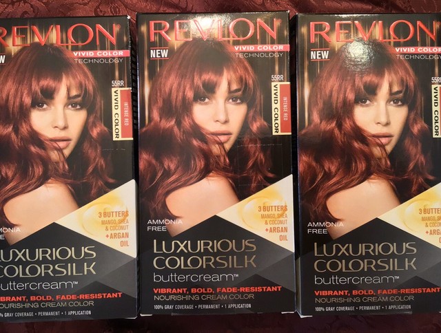 Revlon Colorsilk Buttercream Hair Dye Intense Red 55RR ...