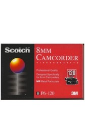 SCOTCH 8mm P6-120 Camcorder Cassette 120 Minutes