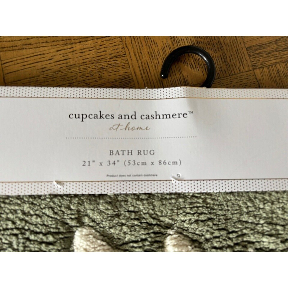 Cupcakes and Cashmere Christmas Tree Bath Rug Mat Non Slip Water