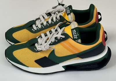 Nike Air Max Pre-Day Men s University Gold Gorge Yellow Green Black Shoes Size 8