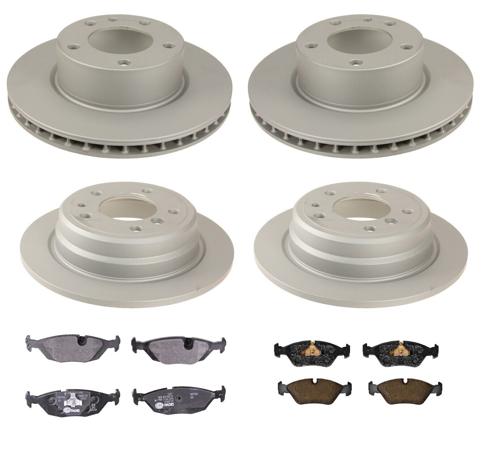 Custom Kit - Front and Rear Brake Kit Pad Rotors For BMW | eBay