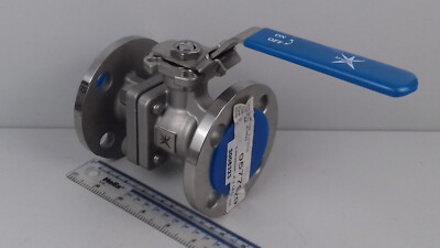 Mars 1'' Kugelhahn Serie 90D Fire Safe antistatisch Flansch ANSI 150 Edelstahl
