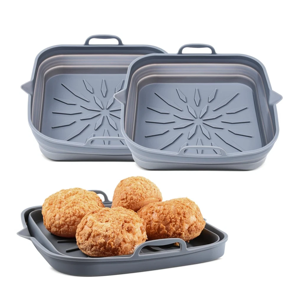 Air Fryer Silicone Liners | Silicone Air Fryer Liners | Silicone Pot Baking T...