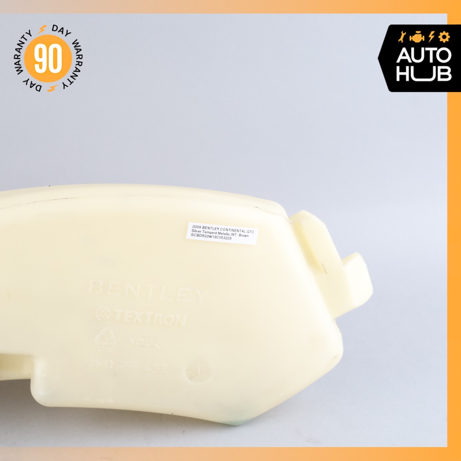 Bentley Continental GTC Windshield Washer Fluid Tank Bottle Reservoir OEM 46k