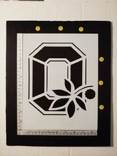 Ohio State Buckeyes 8.5" x 11" Custom Stencil FAST FREE SHIPPING
