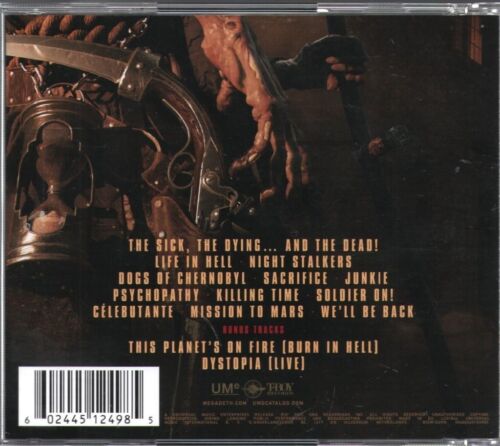 MEGADETH THE SICK THE DYING AND THE DEAD BRAND NEW AND SEALED CD ^^ - Picture 2 of 2