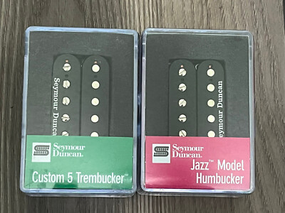 Hot Rails - TB-5 - Duncan Custom Trembucker Bridge Pickup Tremolo Spacing  White Finish 11103 17 W Seymour Duncan Seymour Duncan TB-5 Custom Trembucker Pickup Black