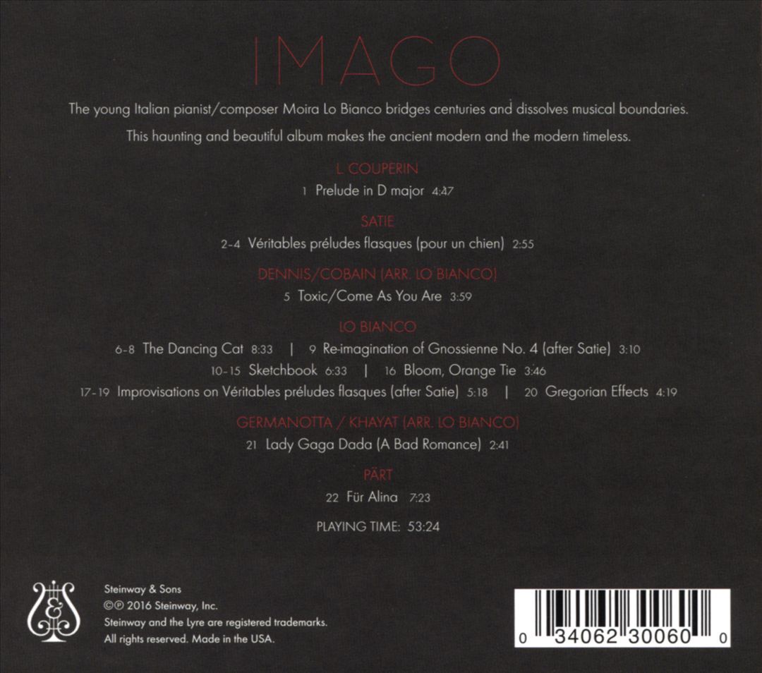 MOIRA LO BIANCO IMAGO NEW CD