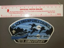 Boy Scout Black Swamp CSP 10th anniversary OH 3544BB