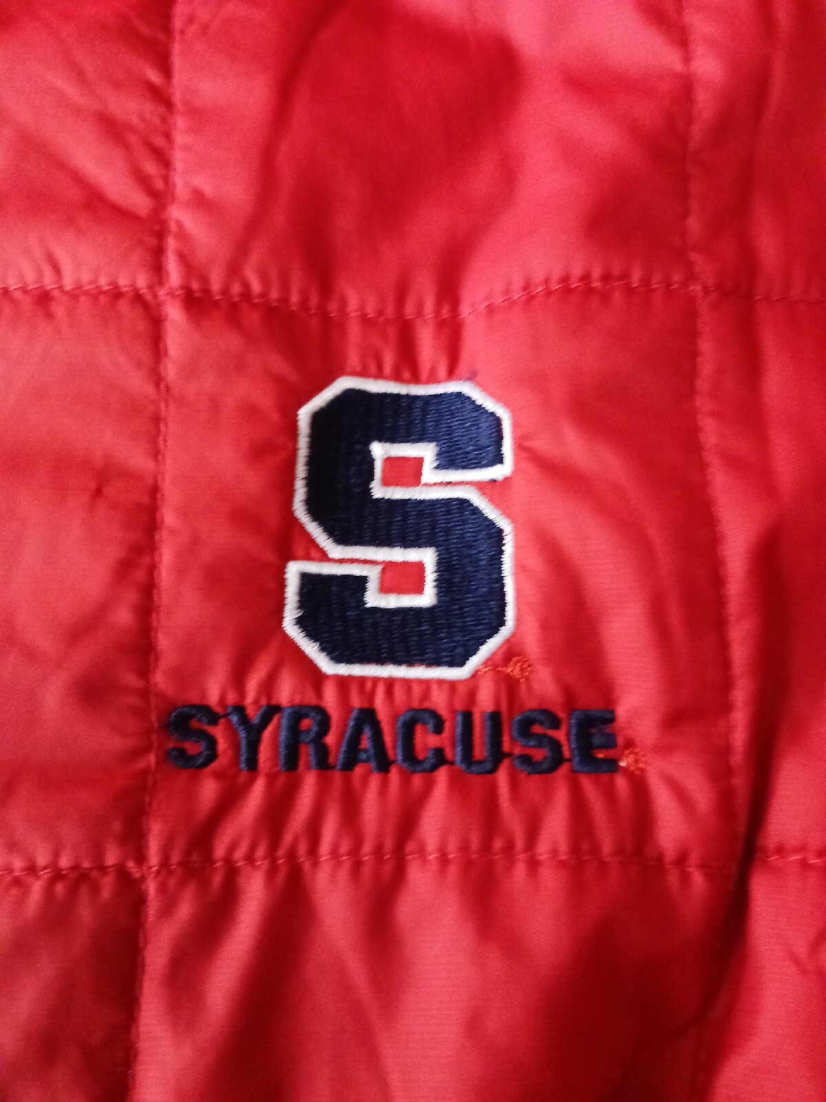 Charles Rivers Puffy/Quilted Syracuse University Primaloft Mens XL Burnt