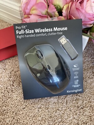 Kensington Mouse K72370US Pro Fit Full-Size Wireless Mouse Retail