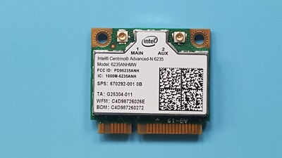 Scheda WiFi Intel Centrino Advanced-N 6235 Per HP Zbook 15 - 670292-001 Usata - Foto 4