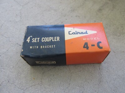 CALRAD 4 SET COUPLER WITH BRACKET MODEL 4-C  NEW NEVER USED