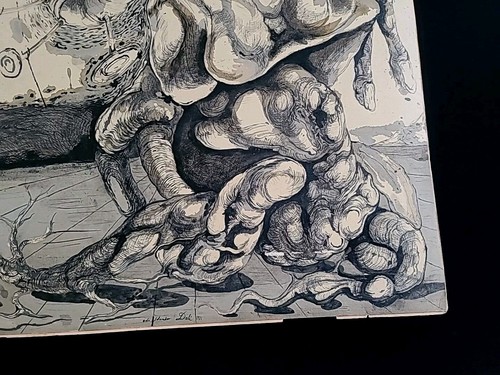 1933 Salvador Dalí Original Tinta Dibujo Boceto Pintura Obra de Arte Firmado Gouache - Imagen 24 de 24