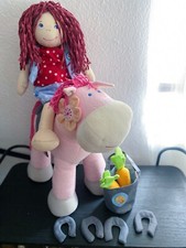 Puppe Pony Haba  Möhren Karotte Eimer Stofftier Set Sammlung Hufeisen 💰⚡️🍀🌟