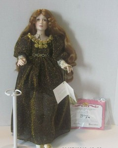 beauty and the beast porcelain doll