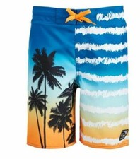 Laguna Big Boys Sunset Palms Swim Trunks Size S/M/L