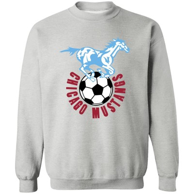 Chicago Mustangs Sweatshirt Classic Crewneck NASL Soccer