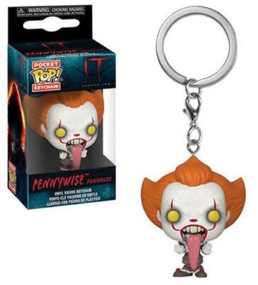 Funko Pocket Pop! IT PENNYWISE Funhouse Figur Schlüsselanhänger NEU & JETZT IN UK