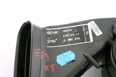 BMW X5 Series E53 Rear Heater Blower Fan Motor 8385546 for sale 