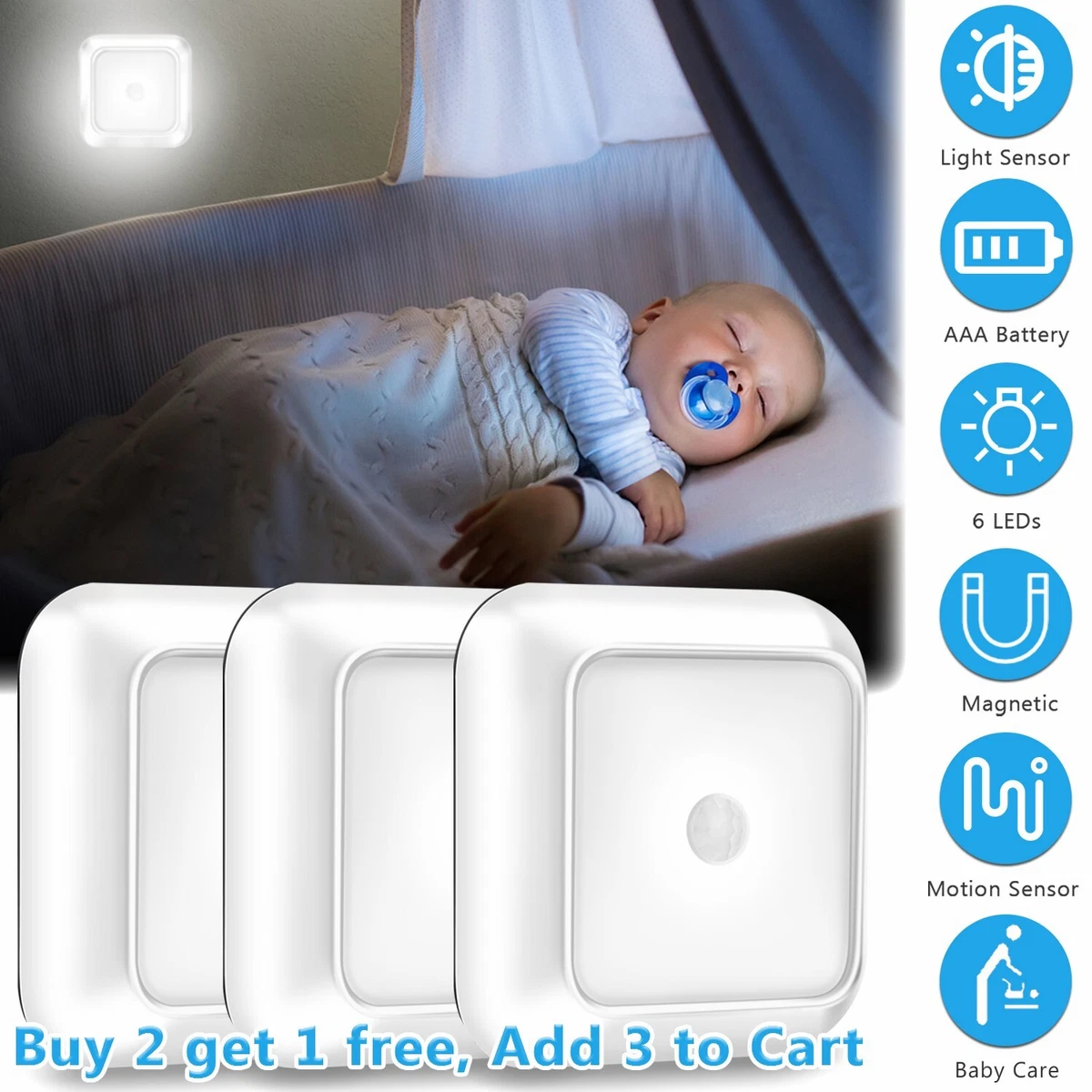 Vintar Motion Activated Toilet Night Light Deals, Coupons & Reviews