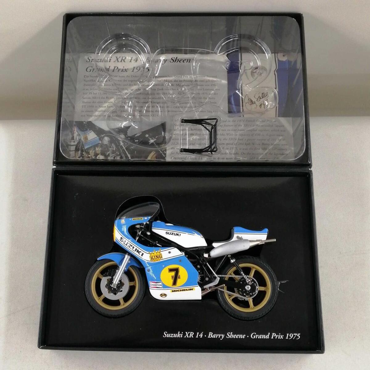 Minichamps Suzuki Xr14 B.Sheene Gp 1975 1/12 Scale Minicar Minichamps Suzuki Xr14 B.Sheene Gp 1975 1/12 Scale Minicar