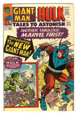 TALES TO ASTONISH #65 4.5 // DEBUT OF NEW GIANT-MAN COSTUME MARVEL COMICS 1965