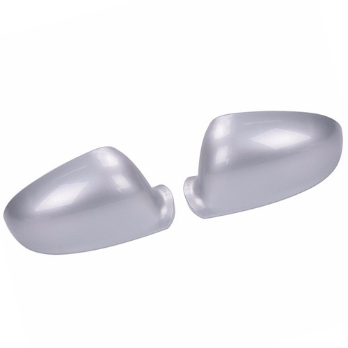 Silver Rearview Mirror Door Cap Cover For VW Golf Rabbit Jetta MK5 Left+Right - Picture 2 of 5