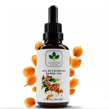 Sea Buckthorn Berry Oil 2 fl oz Omega 7 Vegan Omega 3 6 9 Sea Buckthorn Oil for
