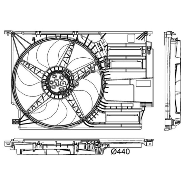 LüFter MotorküHlung Mahle CFF 403 000P FüR Mini BMW 2Er Clubman X1-image