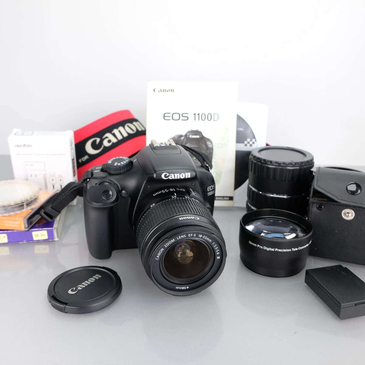 Canon EOS 1100D レンズキット 完動品 Canon EOS 1100D Canon EOS Digital Cameras for sale | eBay