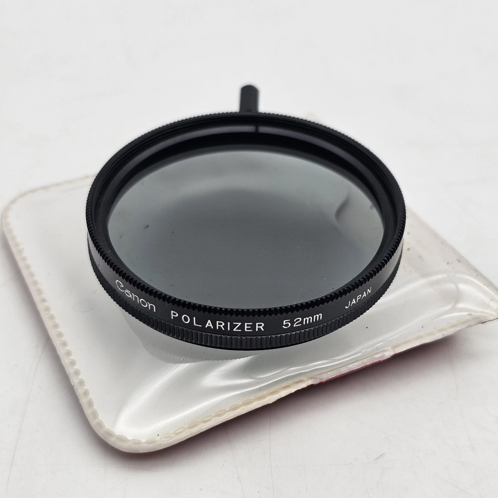 Canon Polarizer 52mm Genuine Japan Made Camcorder Lens Filter W/ Case!