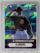 CJ Abrams - 2021 Bowman Chrome 2020 Summer Camp Atomic Refractor RC /150 #SC-30