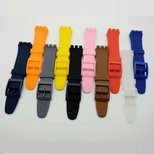Jelly Silicone Watch Strap for Swatch 16mm 17mm 19mm 20mm Waterproof Band